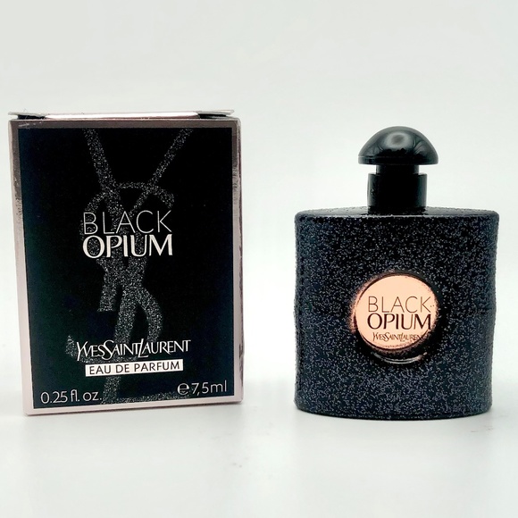 Yves Saint Laurent BLACK OPIUM Miniature Collectible Bottle NEW IN BOX - Picture 1 of 3